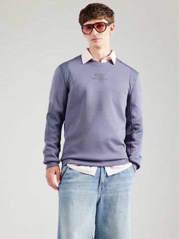 GUESS Urheilullinen collegepaita 'RYOTA' värissä sininen: etupuoli