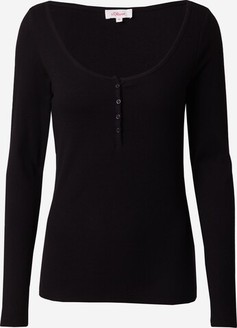 s.Oliver Shirt in Black: front