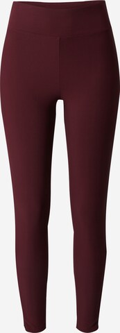 Cotton On - Skinny Leggings en rojo: frente