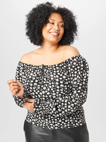ABOUT YOU Curvy Blouse 'Mala' in Mixed colors: front