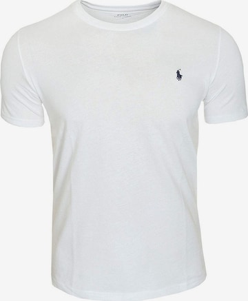 T-Shirt Polo Ralph Lauren en blanc : devant