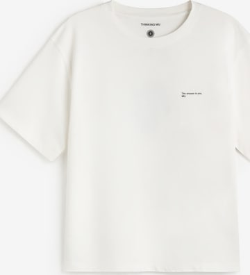 Thinking MU Shirt 'LUCIA' in Weiß: Vorderseite