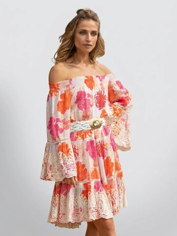 Miss June - Vestido 'Robe Courte Positano' en rosa