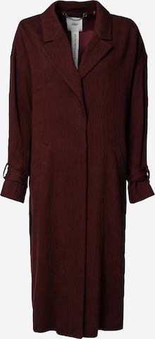 s.Oliver BLACK LABEL Ανοιξιάτικο και φθινοπωρινό παλτό σε κόκκινο: μπροστά