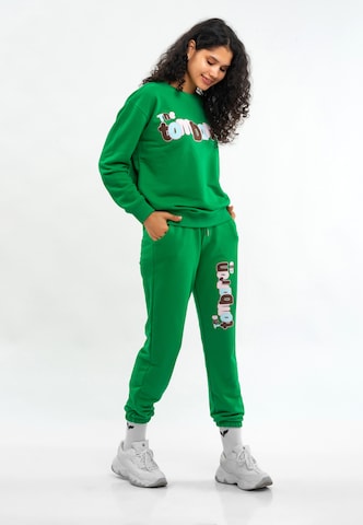 Tom Barron Regular Sweatsuit in Green