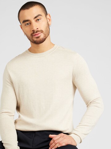 SELECTED HOMME Regular fit Sweater 'Berg' in Beige