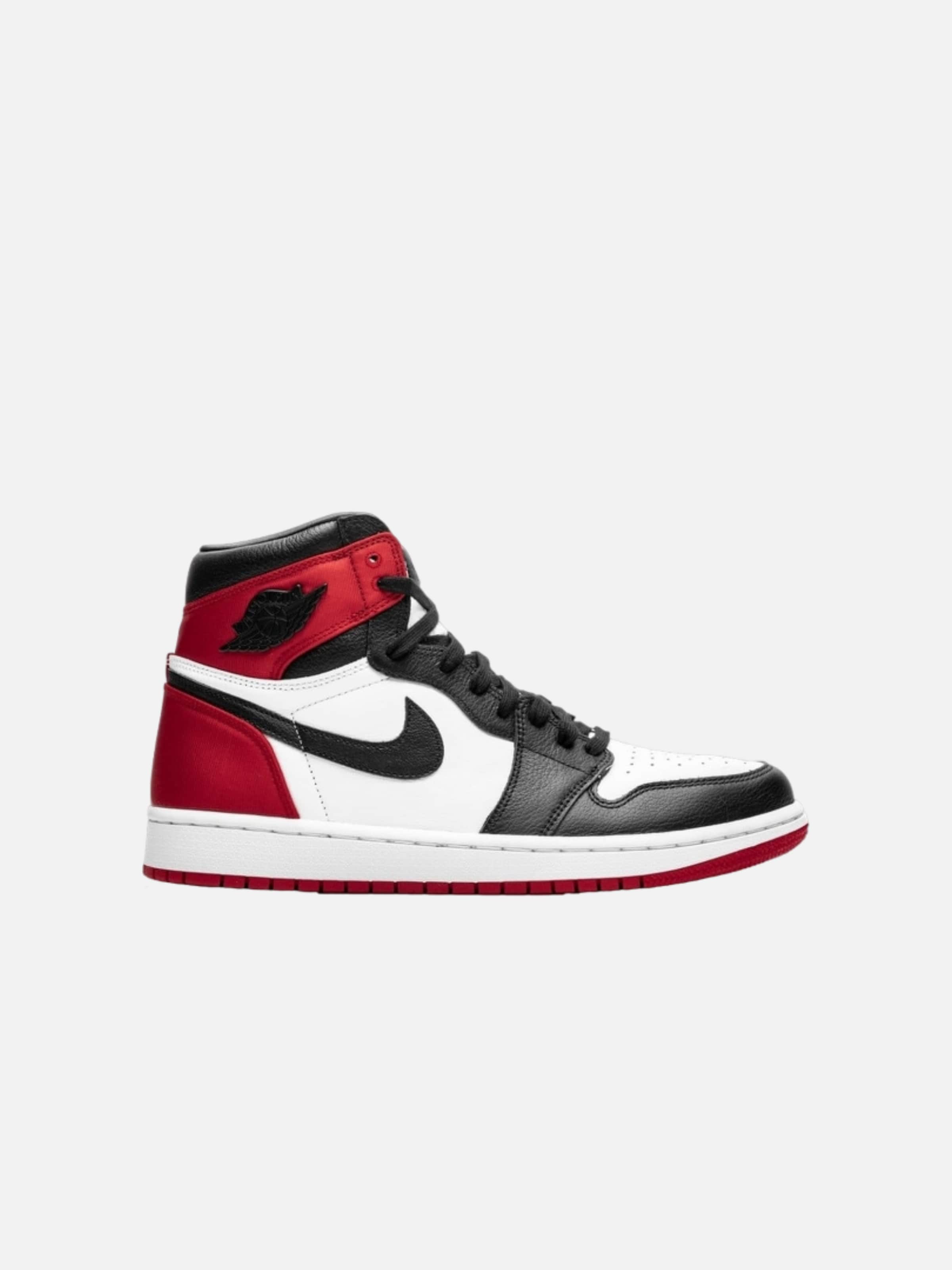 Baskets hautes 'Air 1 Retro High Satin' Jordan en rouge : devant