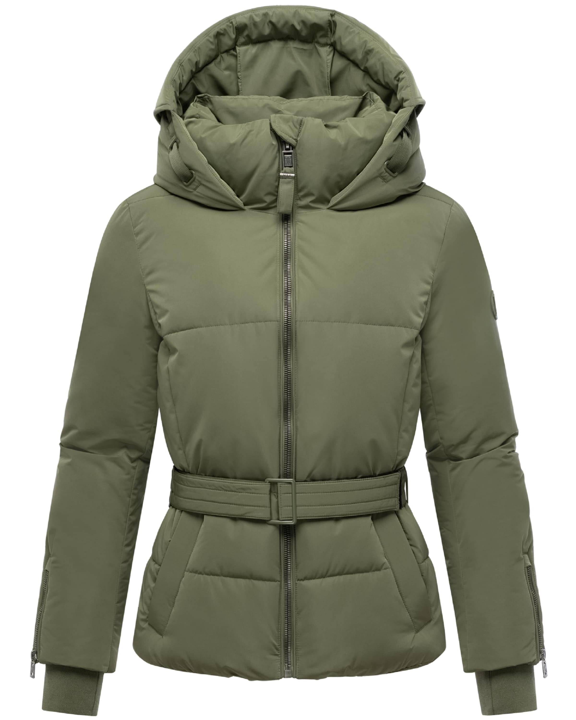 Giacca invernale 'Aleyna 16' di MARIKOO in verde: frontale