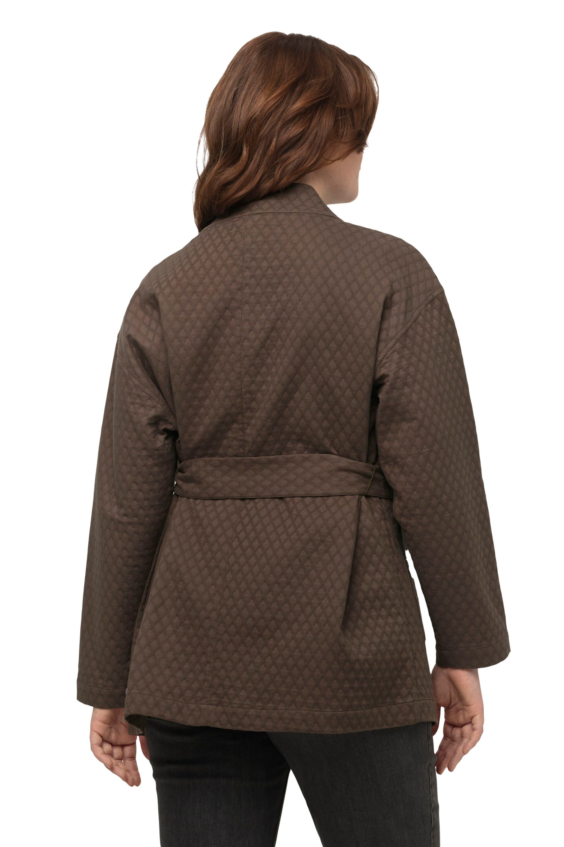 Ulla Popken Tussenjas in Bruin