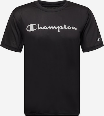 Champion Authentic Athletic Apparel Funktsionaalne särk, värv must: eest vaates