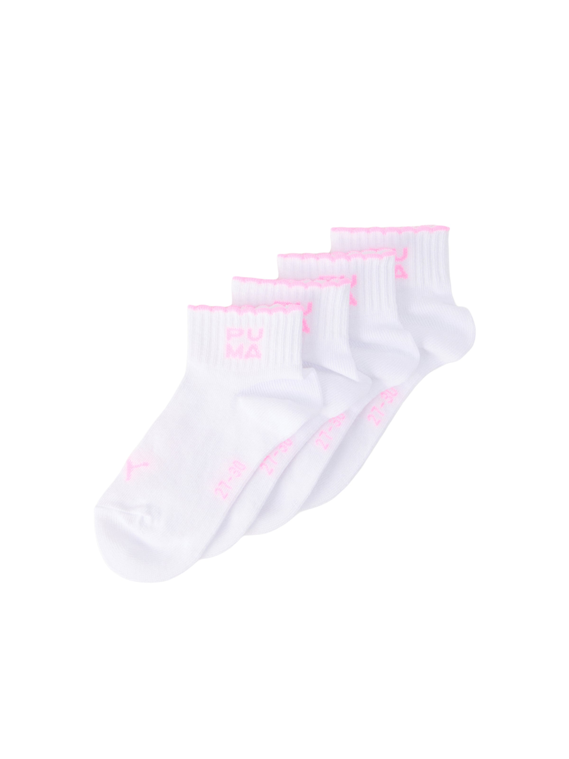 Chaussettes PUMA en blanc : devant