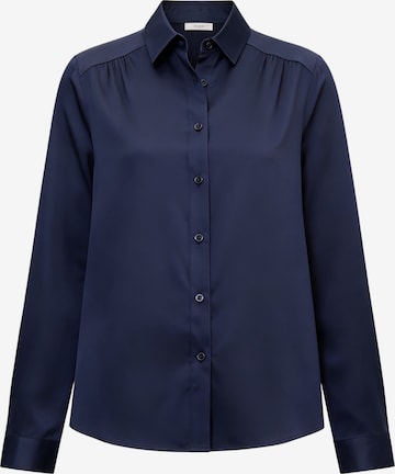 Lilysilk Bluse in Blau: Vorderseite