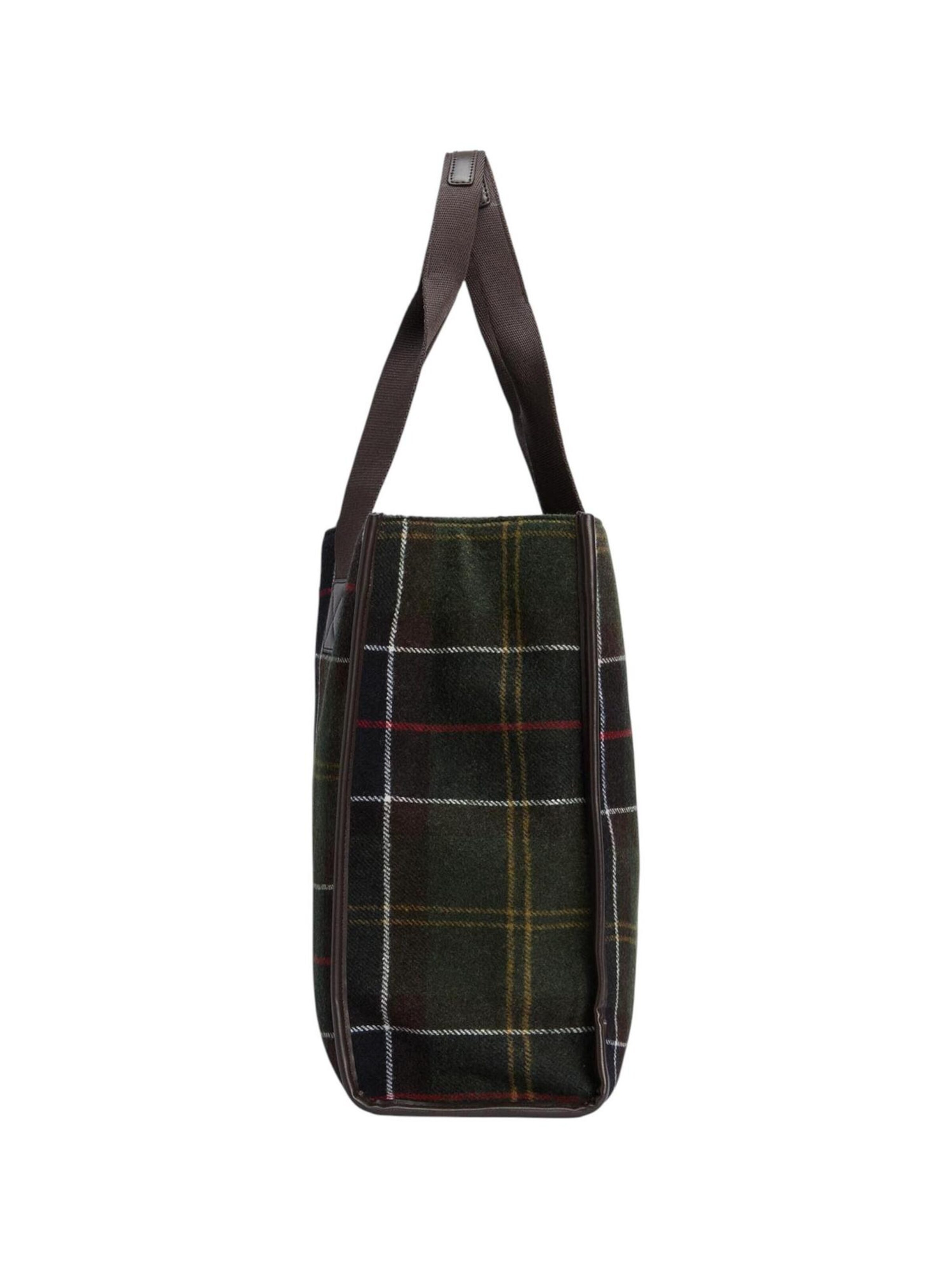 Barbour - Bolso de hombro 'TURNBERRY TARTAN TOTE LBA0424' en marrón