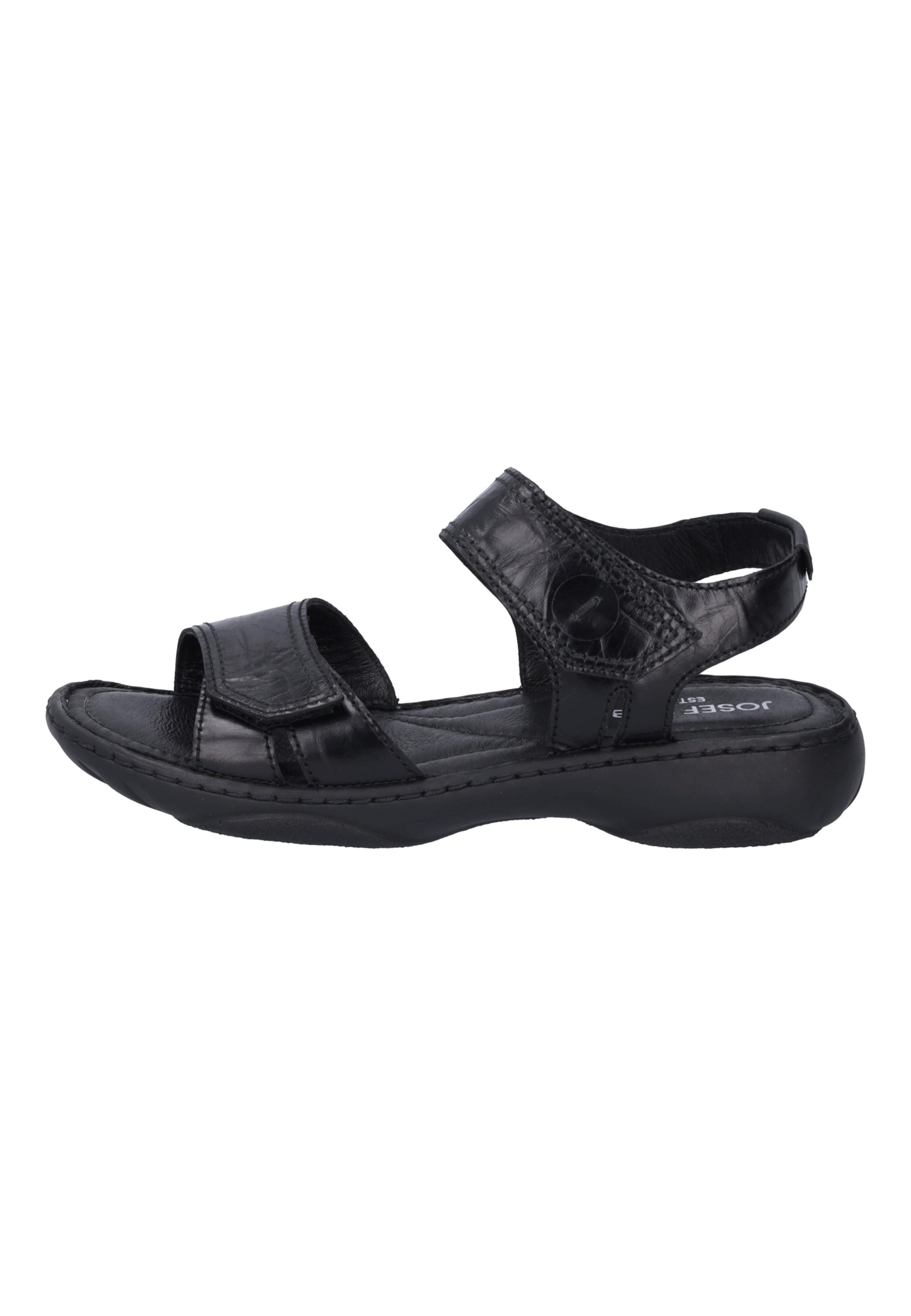 JOSEF SEIBEL Sandal 'Debra' in Black: front
