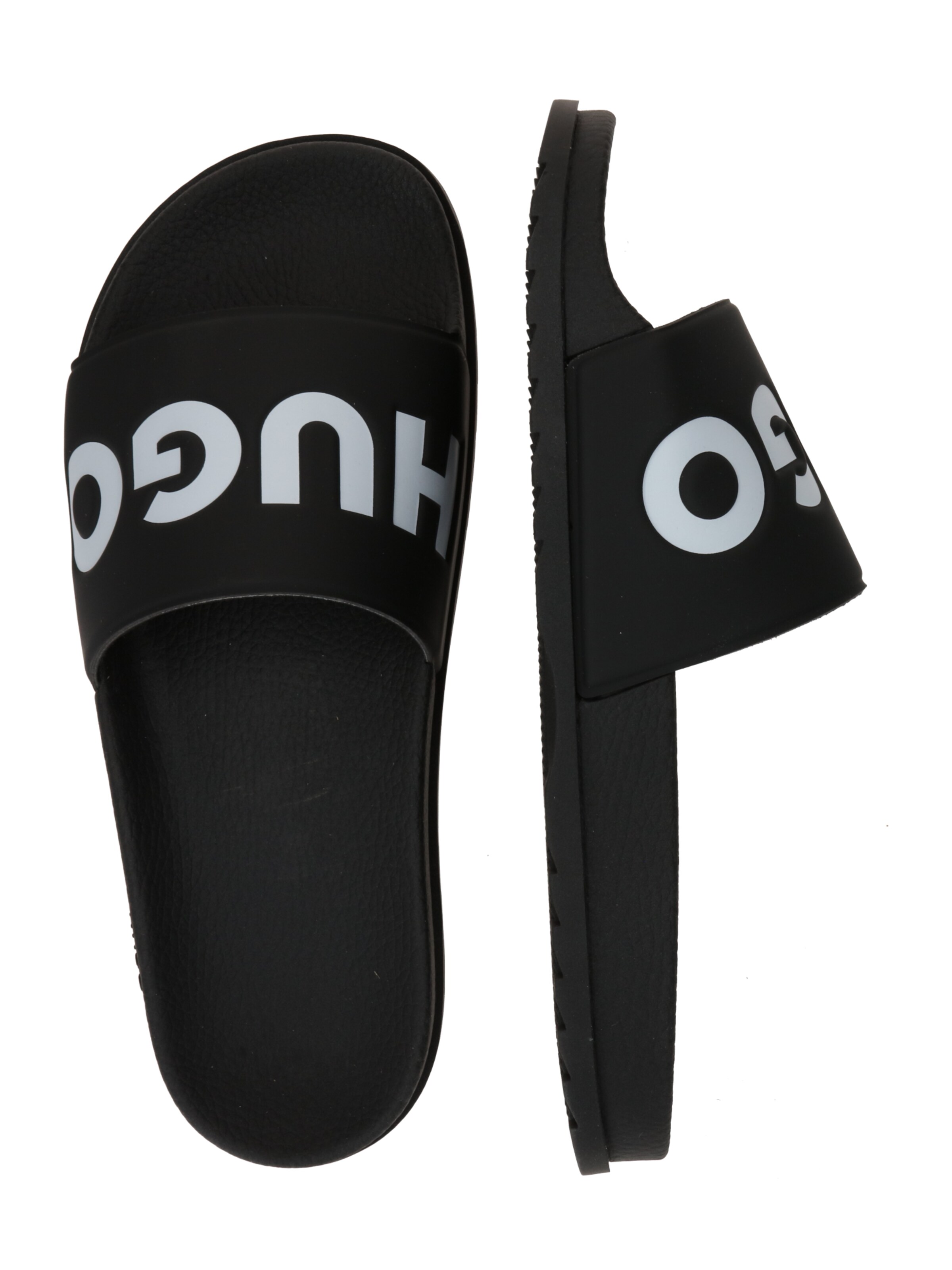 HUGO Pantolette 'Match It Slid' i svart