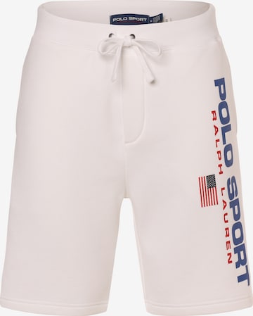 Regular Pantalon Polo Ralph Lauren en blanc : devant