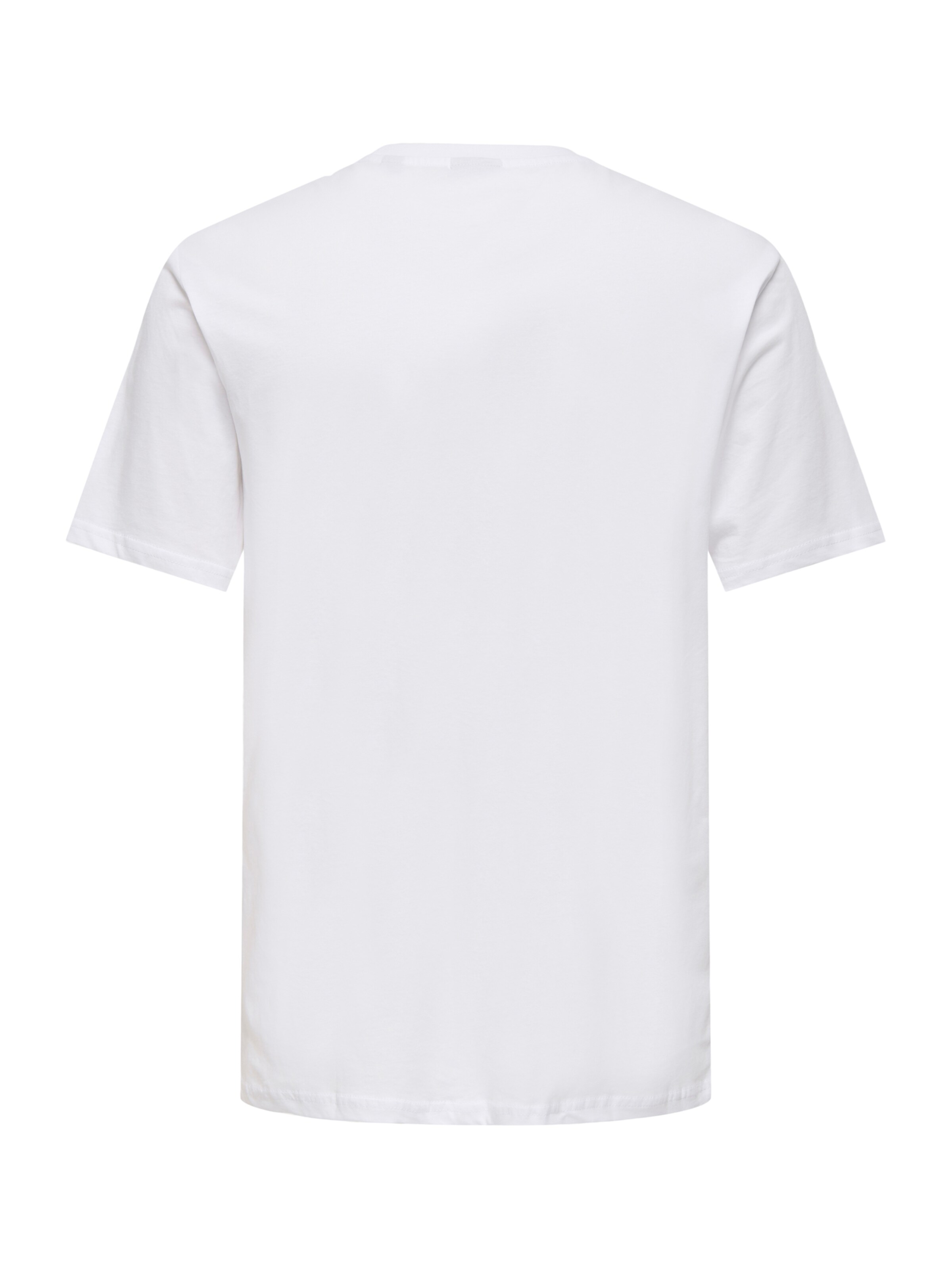 Tricou 'ONSMAX SCOOTER' de la Only & Sons pe alb