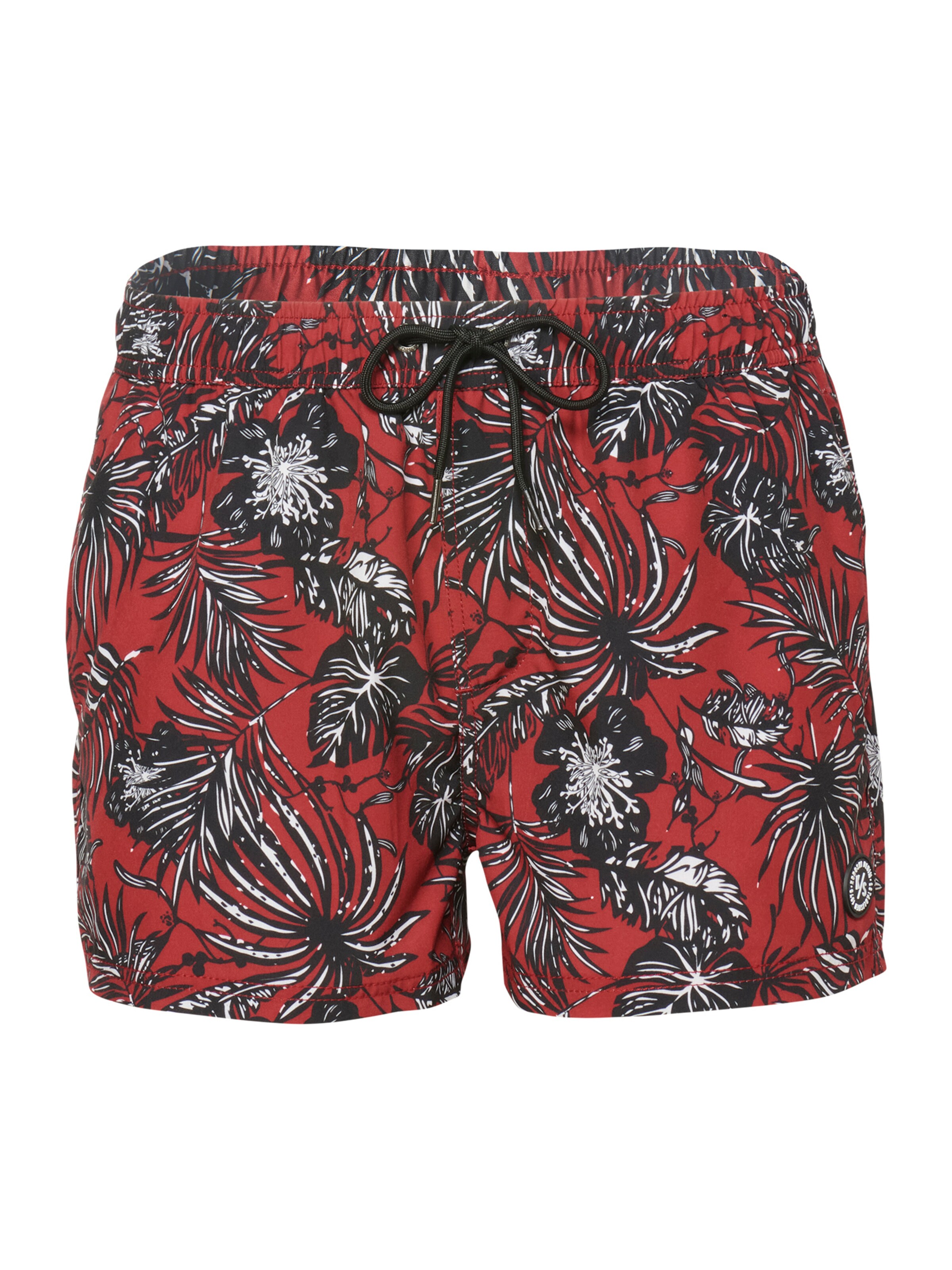 KOROSHI Rövid fürdőnadrágok - piros: elől