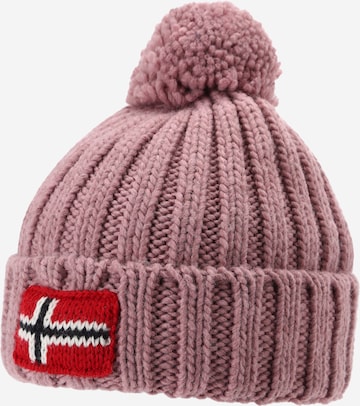 NAPAPIJRI Beanie 'SEMIURY' in Pink: front