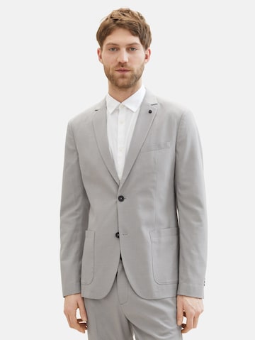 TOM TAILOR Regular Fit Sakko in Grau