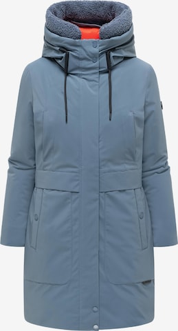 Cappotto invernale 'Pakaami 16' di MARIKOO in blu: frontale