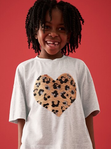 T-Shirt Next en gris : devant