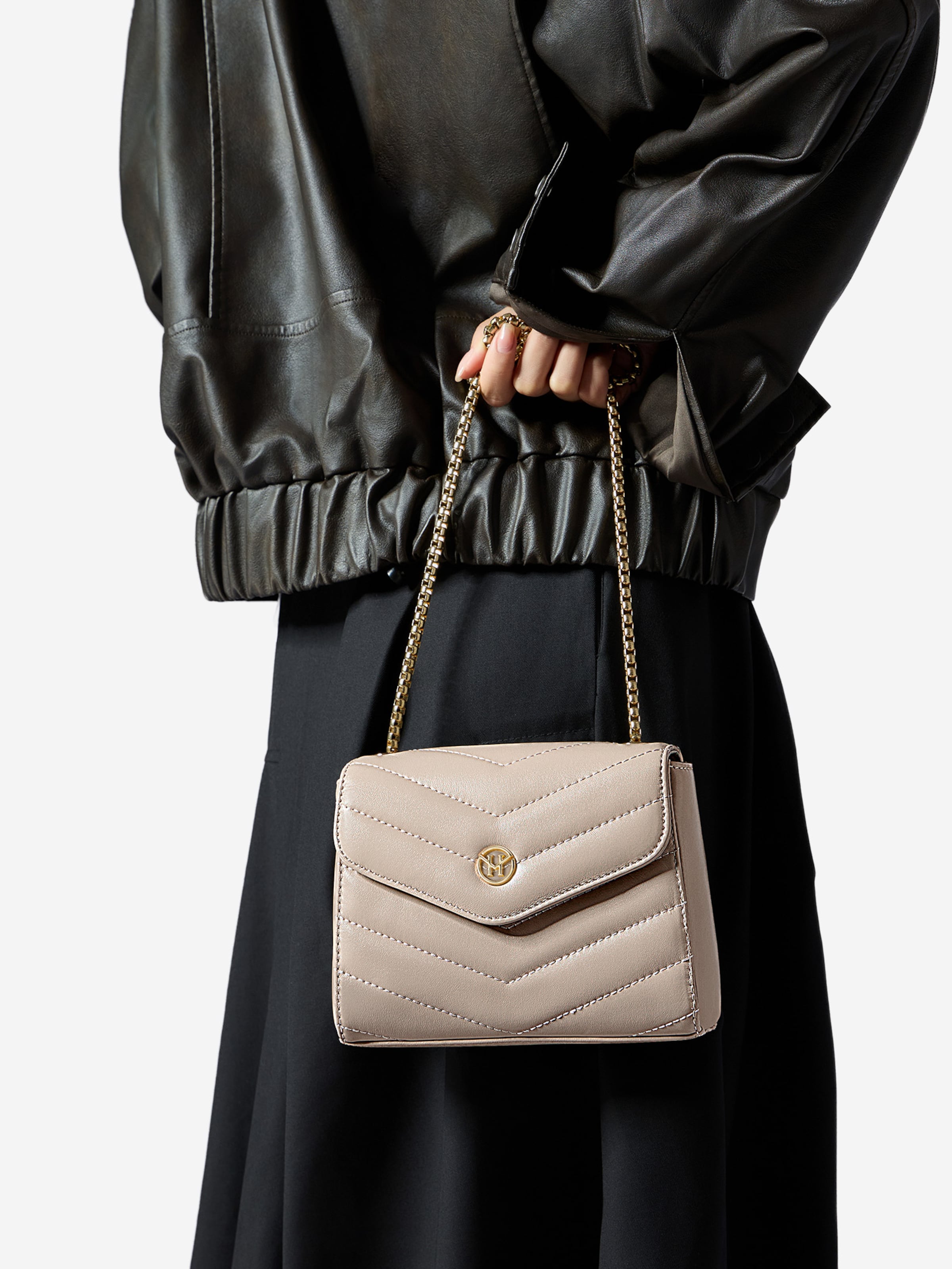 Victoria Hyde Handtasche ' New English Lady ' in Grau