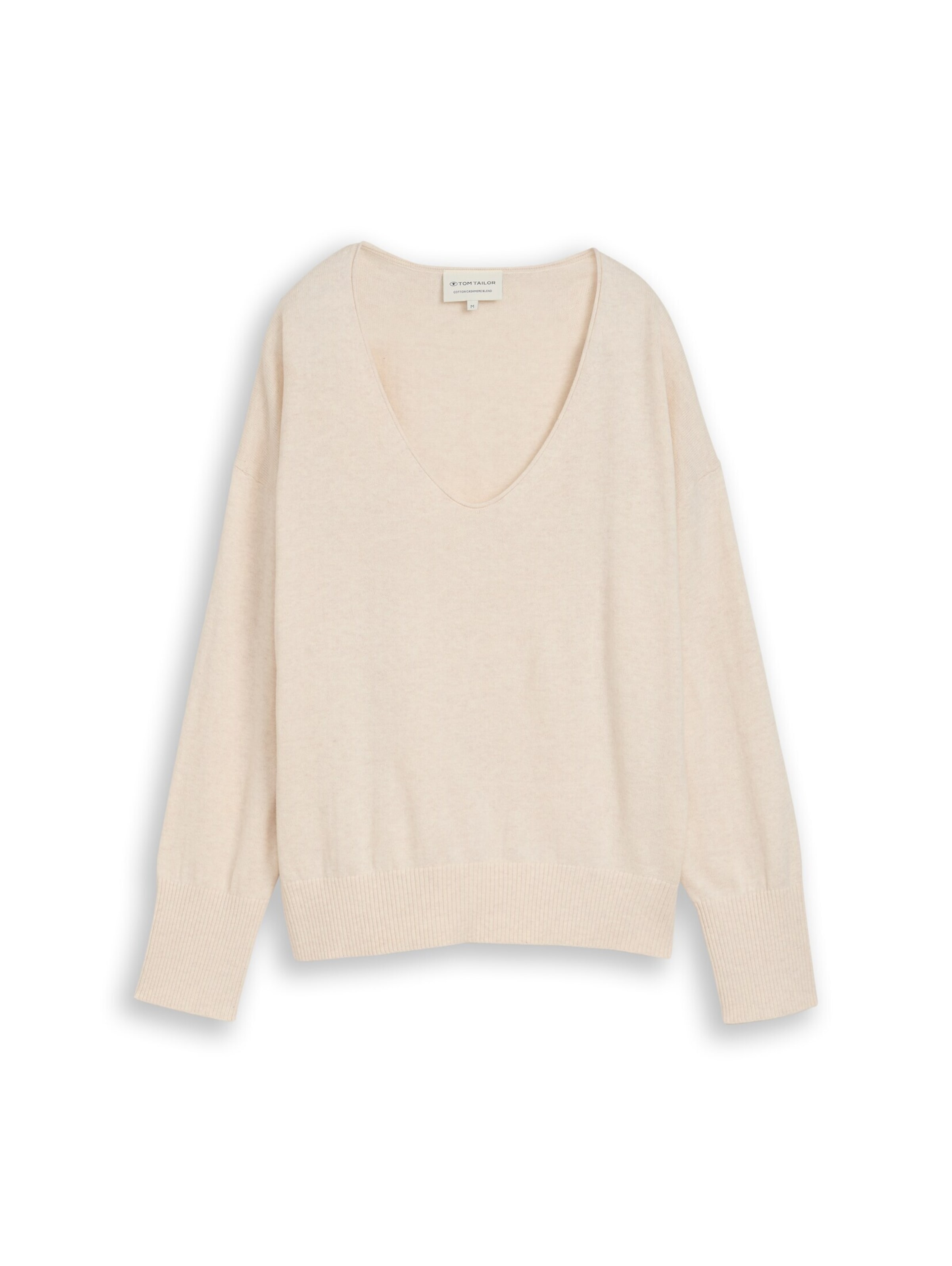 TOM TAILOR Pullover in Weiß: Vorderseite