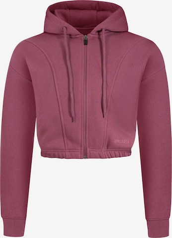 Veste de survêtement ' Elma ' Smilodox en rose : devant
