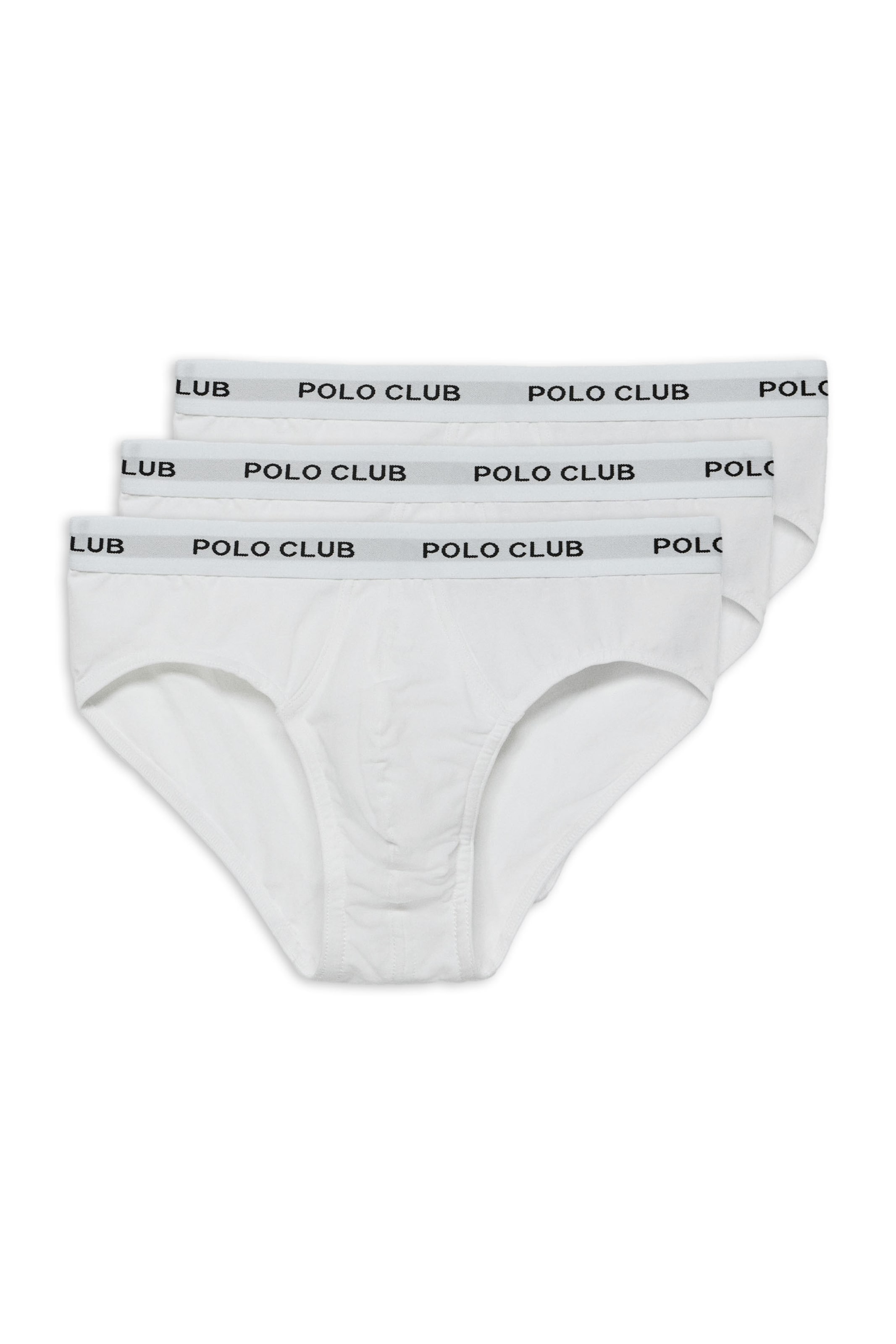 Polo Club Panty in White: front