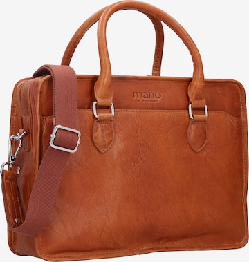 mano Document Bag 'Don Pietro' in Brown