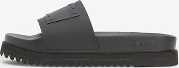 Tommy Jeans Beach & Pool Shoes in Black: front