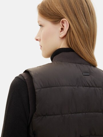 TOM TAILOR Bodywarmer in Zwart