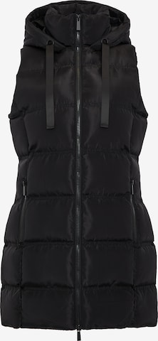 Threadbare Bodywarmer 'Vinyard' in Zwart: voorkant