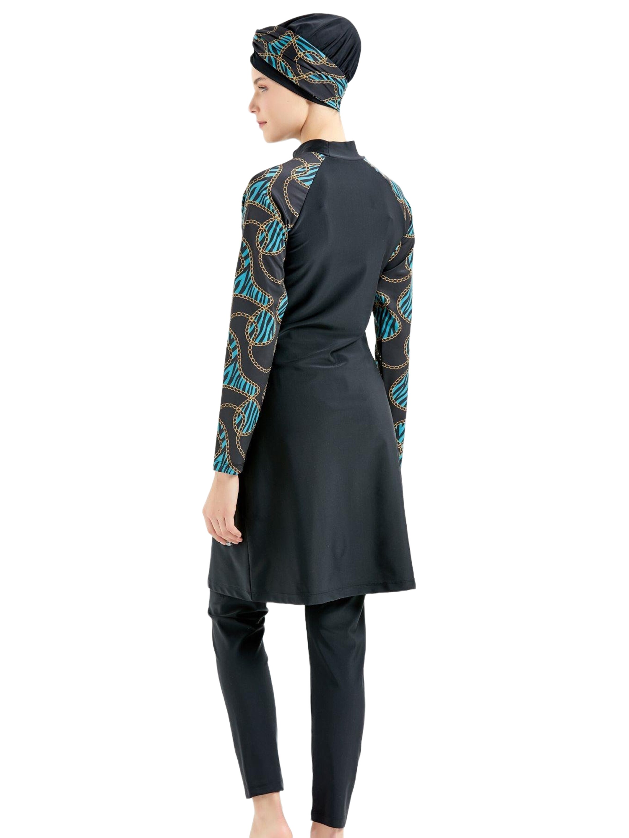 C&City Badpakjurk in Zwart