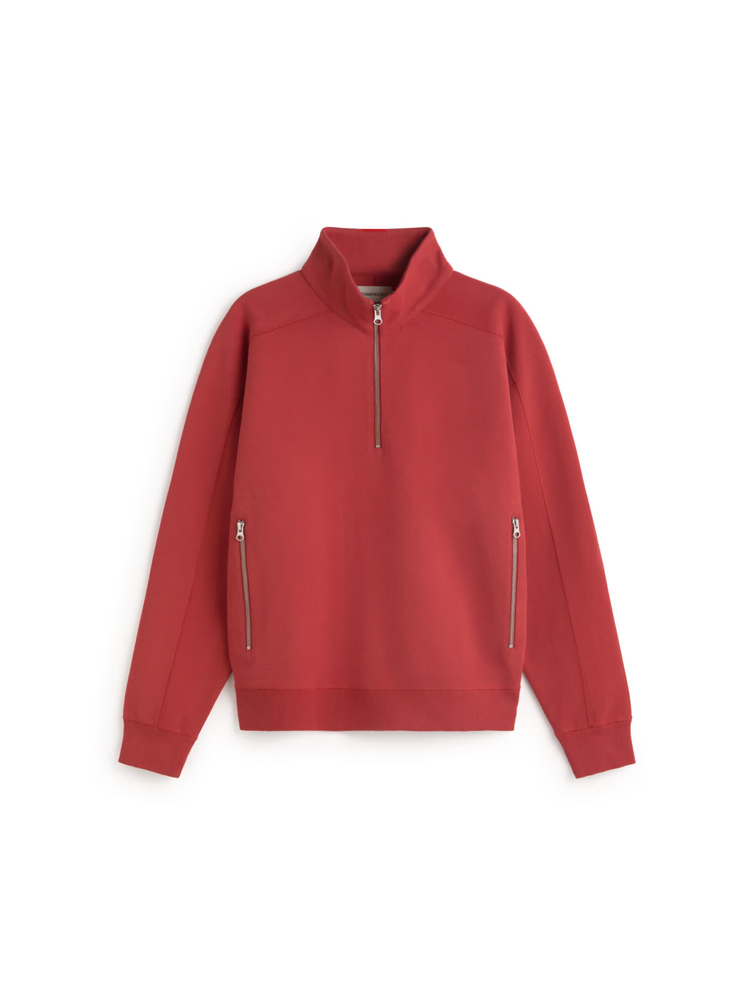 Thinking MU Sweatshirt 'Pipo' in Rot: Vorderseite