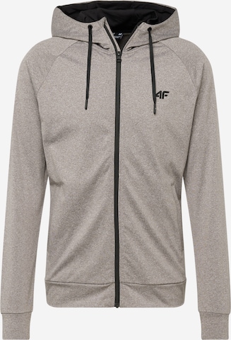 4F Training Jacket in Grey: front