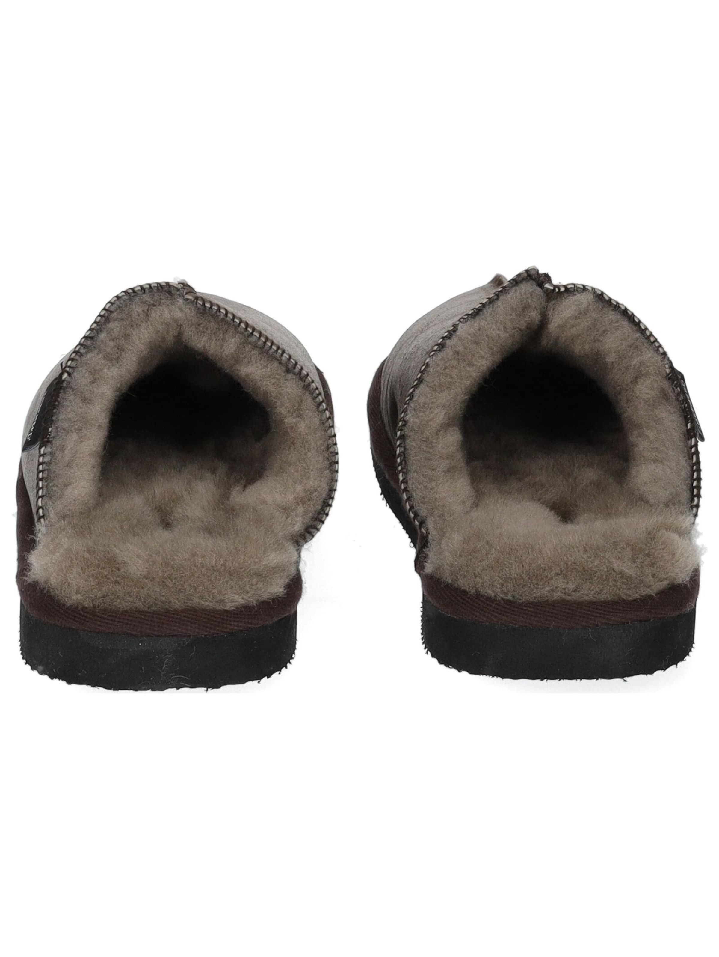 Pantoufle 'HUGO' SHEPHERD en marron