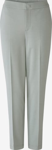 OUI Regular Pleated Pants in Green: front