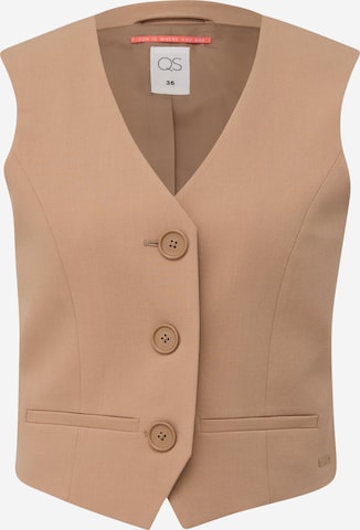 QS Vest in Brown: front