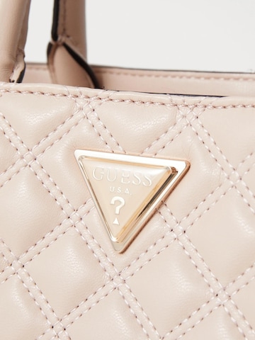 GUESS - Bolso de hombro 'Guess Sac Bandoulière Spark Micro Mini Light Beige' en beige