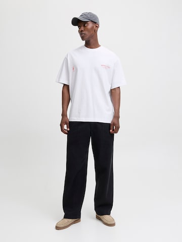 JACK & JONES Póló 'JORCAMBRIDGE' - fehér