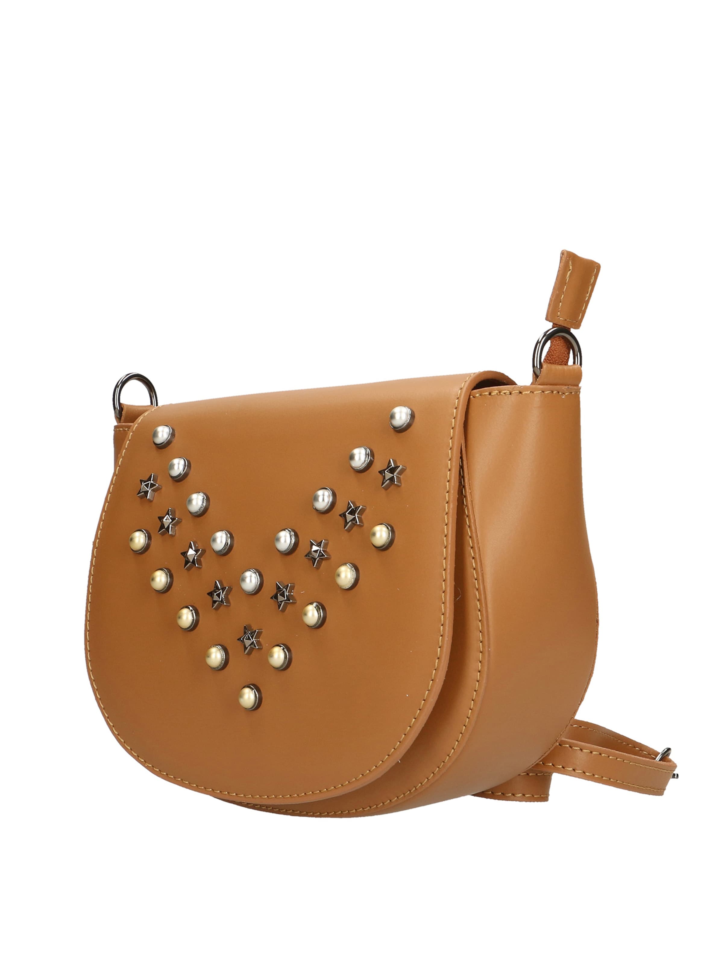 Borsa a tracolla di Gave Lux in marrone: frontale