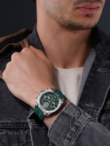 POLICE Analoog horloge 'Norwood' in Groen