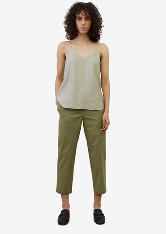 Marc O'Polo Tapered Cargobroek in Groen