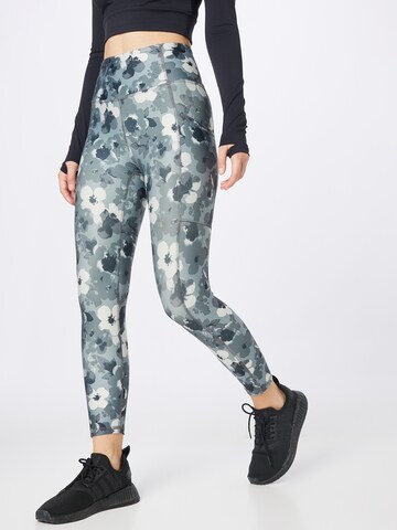 Skinny Pantalon de sport 'ELSA' Marika en gris : devant