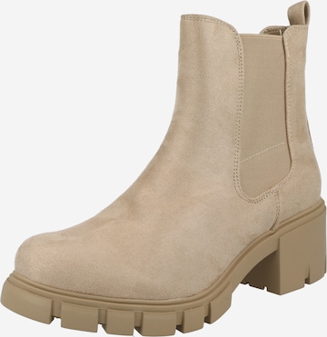 Madden Girl Chelsea Boots 'TESSA' in Beige: front