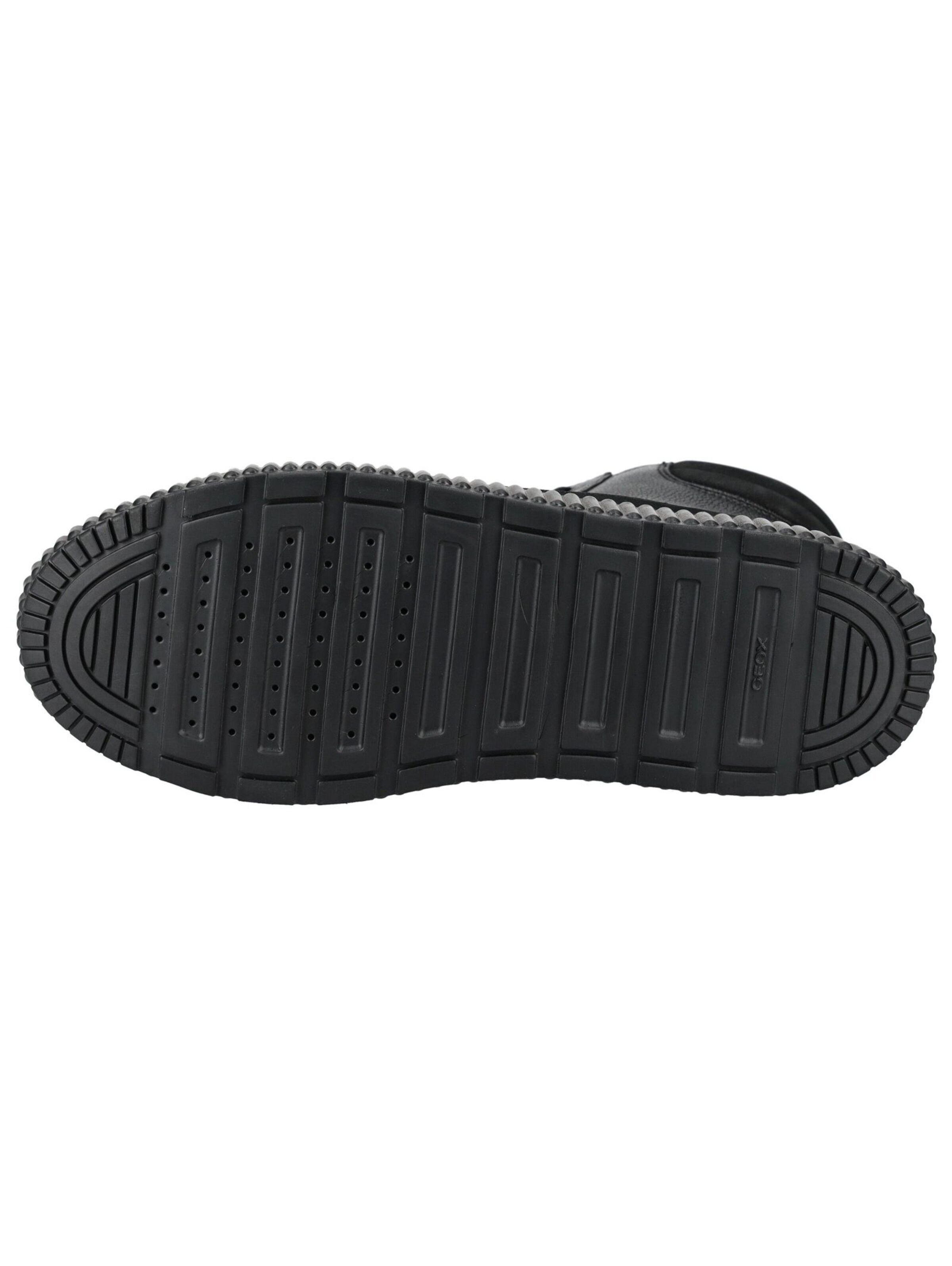 GEOX Schnürstiefelette in Schwarz