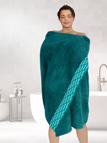 Lashuma Handdoek 'Lugano' in Blauw
