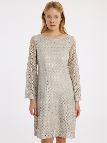 Ana Alcazar Jurk 'Zisea' in Zilver: voorkant